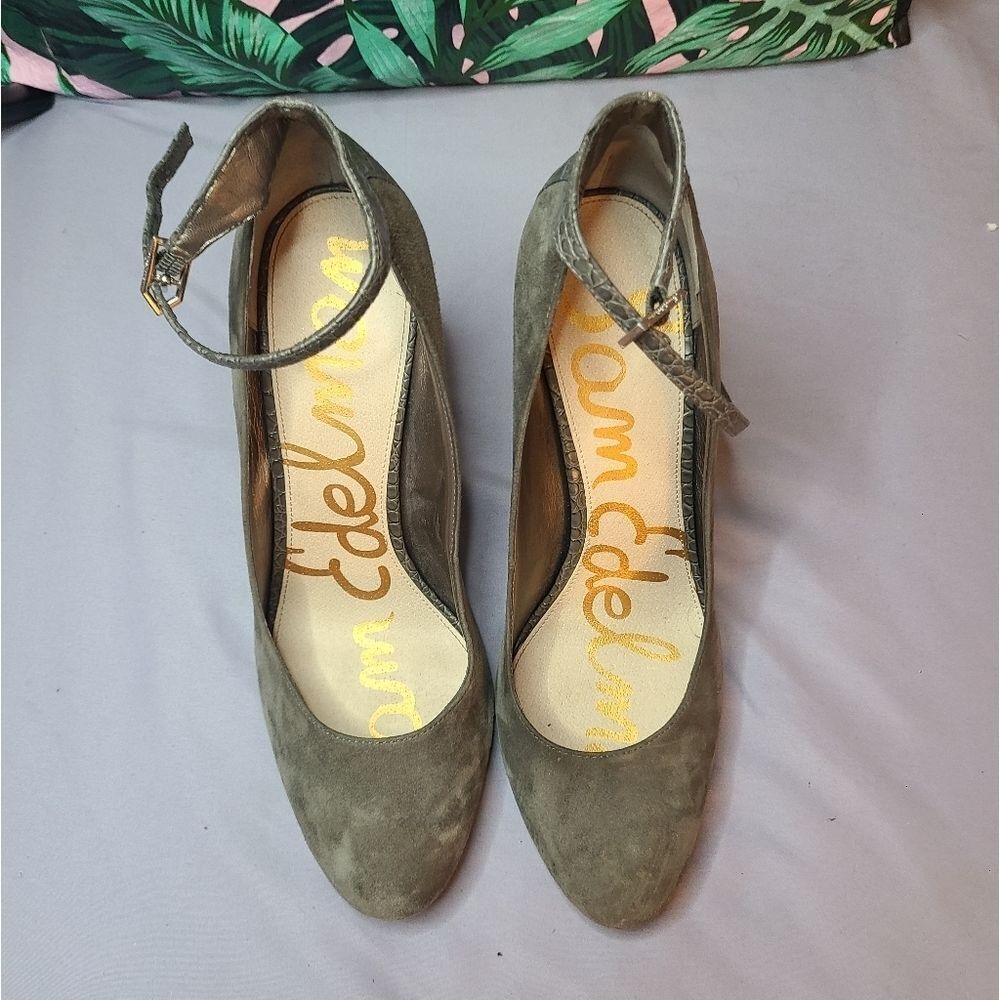 Sam‎ edelman gray heels size 10